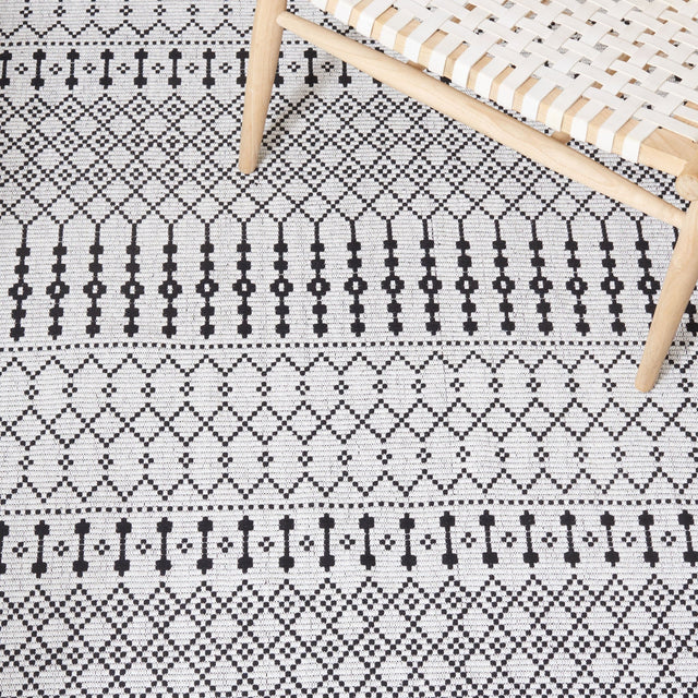 Safavieh Kilim Klm704A Ivory/Black Rugs - Safavieh - klm704a - 29