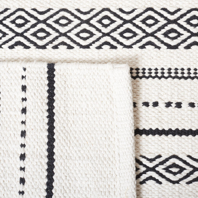 Safavieh Kilim Klm707A Ivory/Black Rugs - Safavieh - klm707a - 29