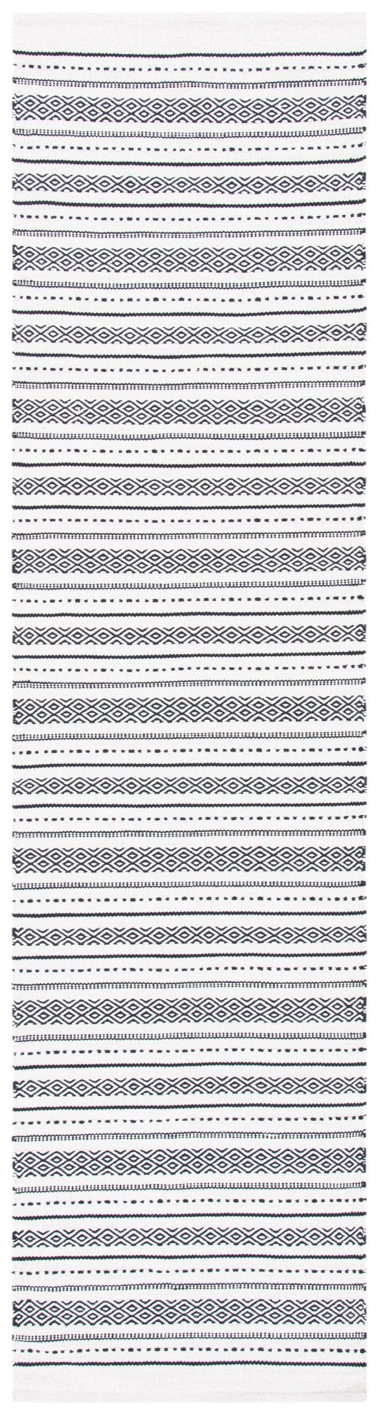 Safavieh Kilim Klm707A Ivory/Black Rugs - Safavieh - klm707a - 29