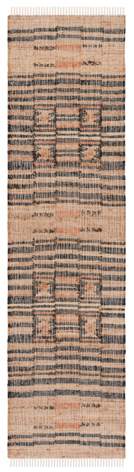 Safavieh Kilim Klm709A Natural/Black Rug - Safavieh - klm709a - 29