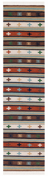 Safavieh Kilim Klm710A Ivory/Rust Rug - Safavieh - klm710a - 29