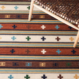 Safavieh Kilim Klm710A Ivory/Rust Rug - Safavieh - klm710a - 29