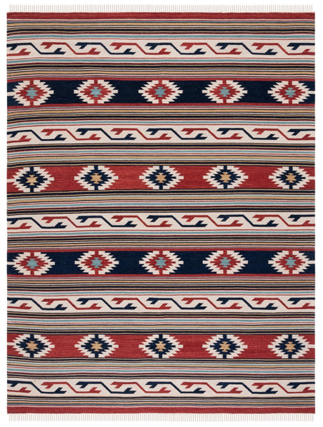 Safavieh Kilim Klm711A Ivory/Rust Rug - Safavieh - klm711a - 29