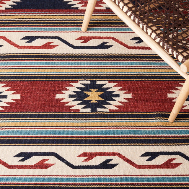 Safavieh Kilim Klm711A Ivory/Rust Rug - Safavieh - klm711a - 29