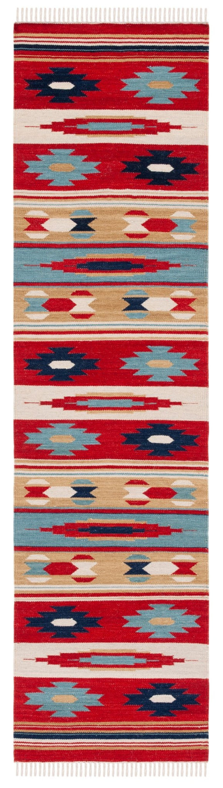 Safavieh Kilim Klm712A Beige/Red Rug - Safavieh - klm712a - 29