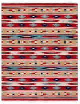 Safavieh Kilim Klm712A Beige/Red Rug - Safavieh - klm712a - 29