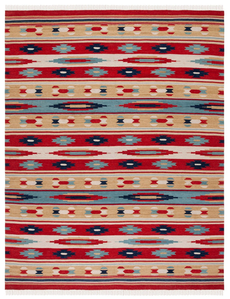 Safavieh Kilim Klm712A Beige/Red Rug - Safavieh - klm712a - 29