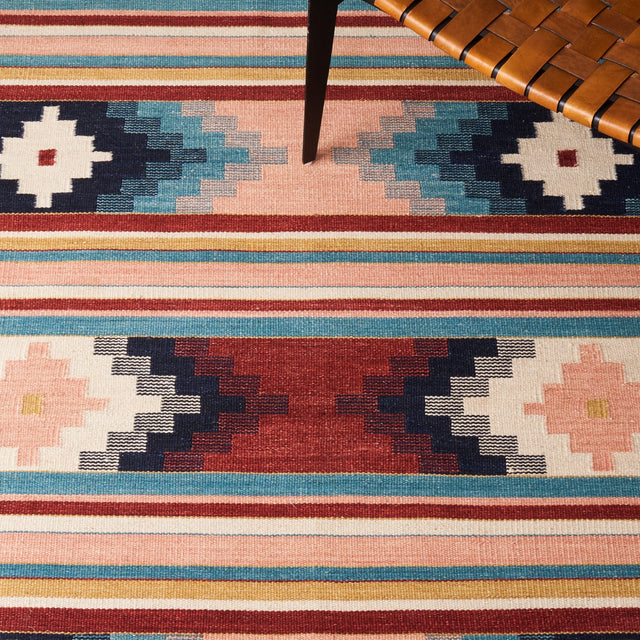 Safavieh Kilim Klm713U Light Pink/Blue Rug - Safavieh - klm713u - 29