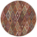 Safavieh Kilim 6'-0" x 6'-0" Rug in Red / Gold