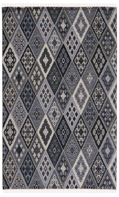 Safavieh Kilim 4'-0" x 6'-0" Rug in Black / Grey