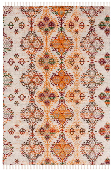 Safavieh Kilim 4'-0" x 6'-0" Rug in Ivory / Gold