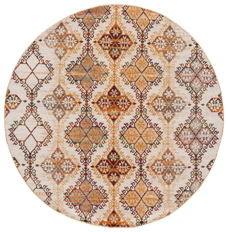 Safavieh Kilim 6'-0" x 6'-0" Rug in Ivory / Gold