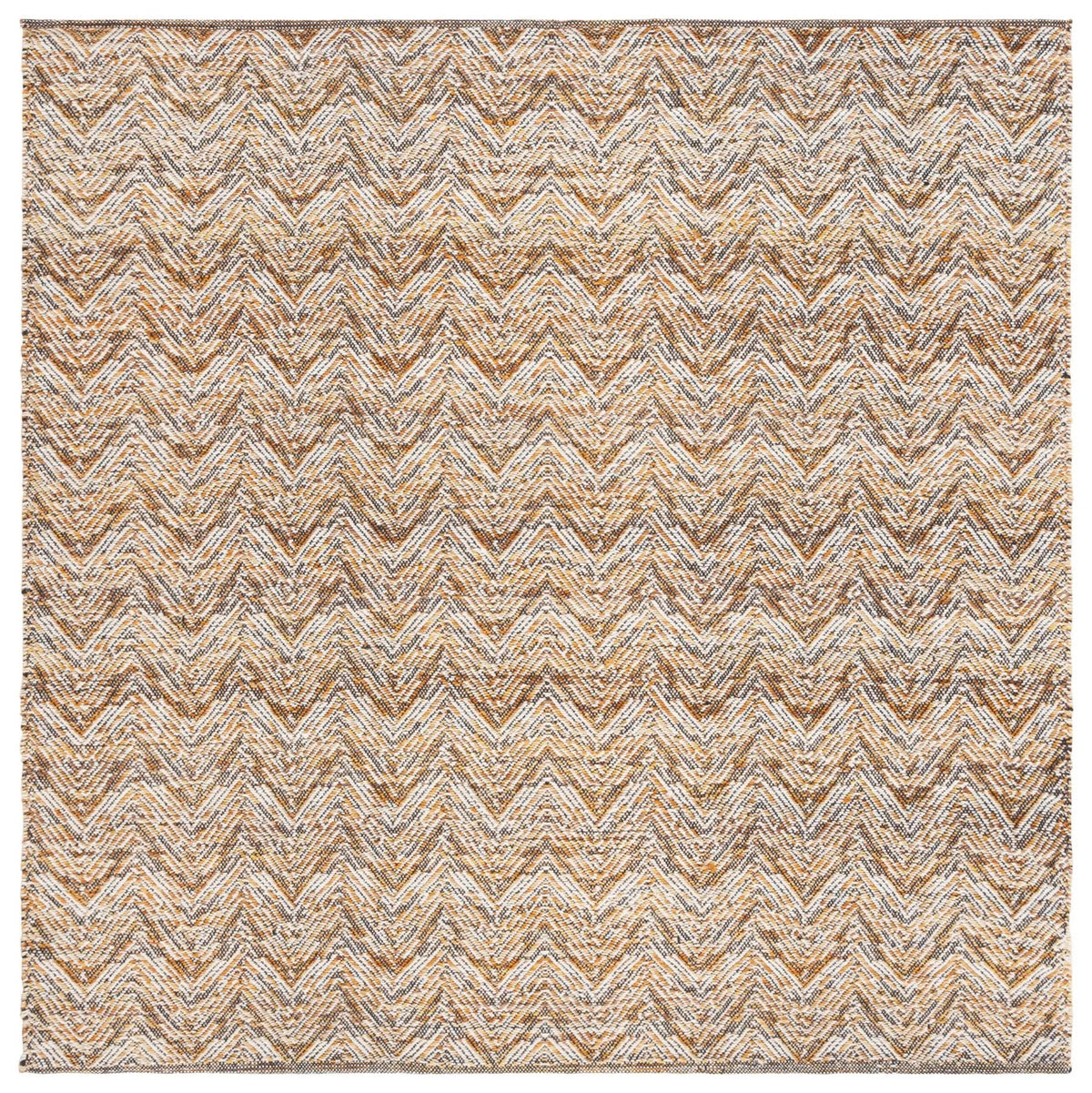 Safavieh Kilim 6'-0" x 6'-0" Rug in Gold / Black