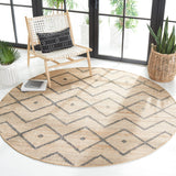 Safavieh Kilim Klm750A Natural/Charcoal Rug - Safavieh - klm750a - 4