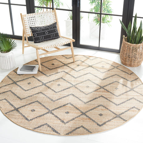 Safavieh Kilim Klm750A Natural/Charcoal Rug - Safavieh - klm750a - 4