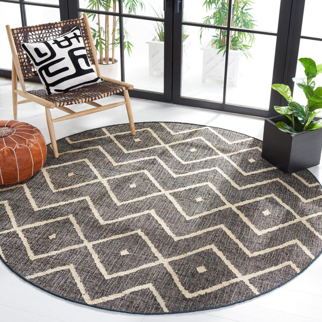 Safavieh Kilim Klm750H Charcoal/Natural Rug - Safavieh - klm750h - 4