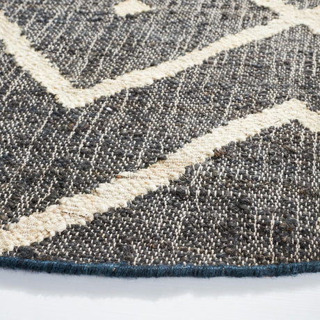 Safavieh Kilim Klm750H Charcoal/Natural Rug - Safavieh - klm750h - 4