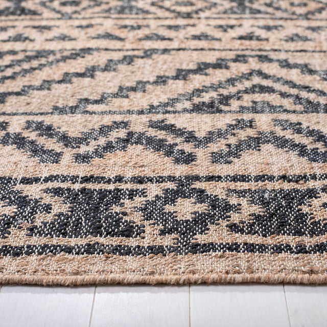 Safavieh Kilim Klm751A Natural/Charcoal Rug - Safavieh - klm751a - 3