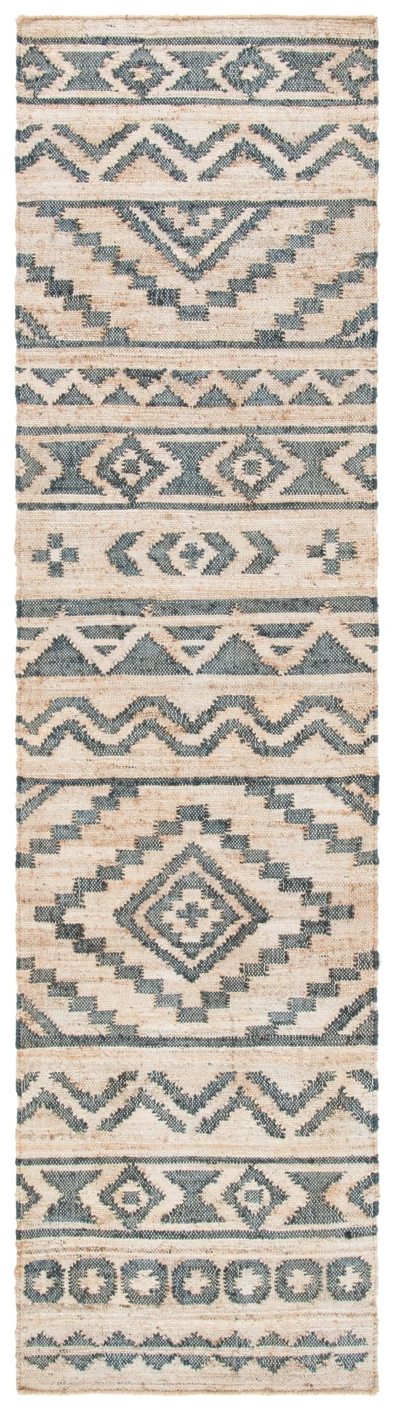 Safavieh Kilim Klm751A Natural/Charcoal Rug - Safavieh - klm751a - 3