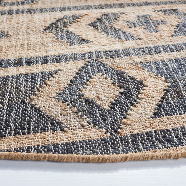 Safavieh Kilim Klm751A Natural/Charcoal Rug - Safavieh - klm751a - 3