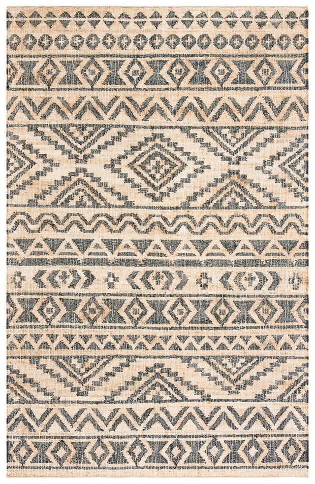 Safavieh Kilim Klm751A Natural/Charcoal Rug - Safavieh - klm751a - 3