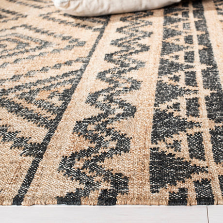 Safavieh Kilim Klm751A Natural/Charcoal Rug - Safavieh - klm751a - 3