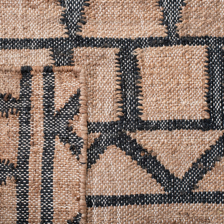 Safavieh Kilim Klm752A Natural/Charcoal Rugs - Safavieh - klm752a - 4