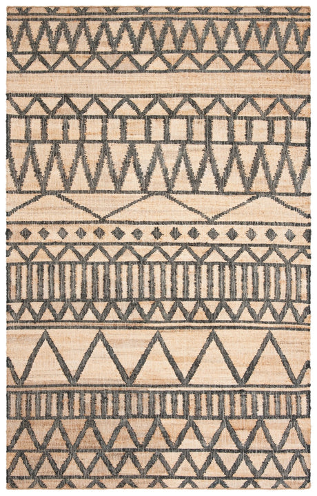 Safavieh Kilim Klm752A Natural/Charcoal Rugs - Safavieh - klm752a - 4