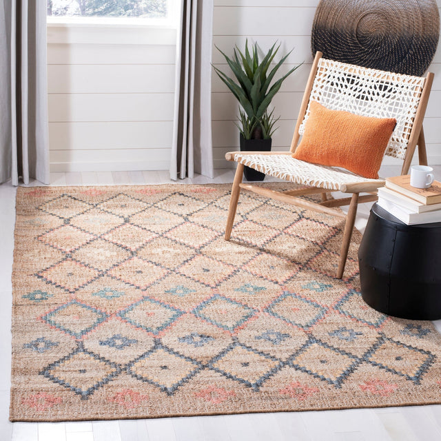 Safavieh Kilim Klm753A Natural/Blue Rug - Safavieh - klm753a - 3