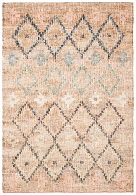 Safavieh Kilim Klm753A Natural/Blue Rug - Safavieh - klm753a - 3