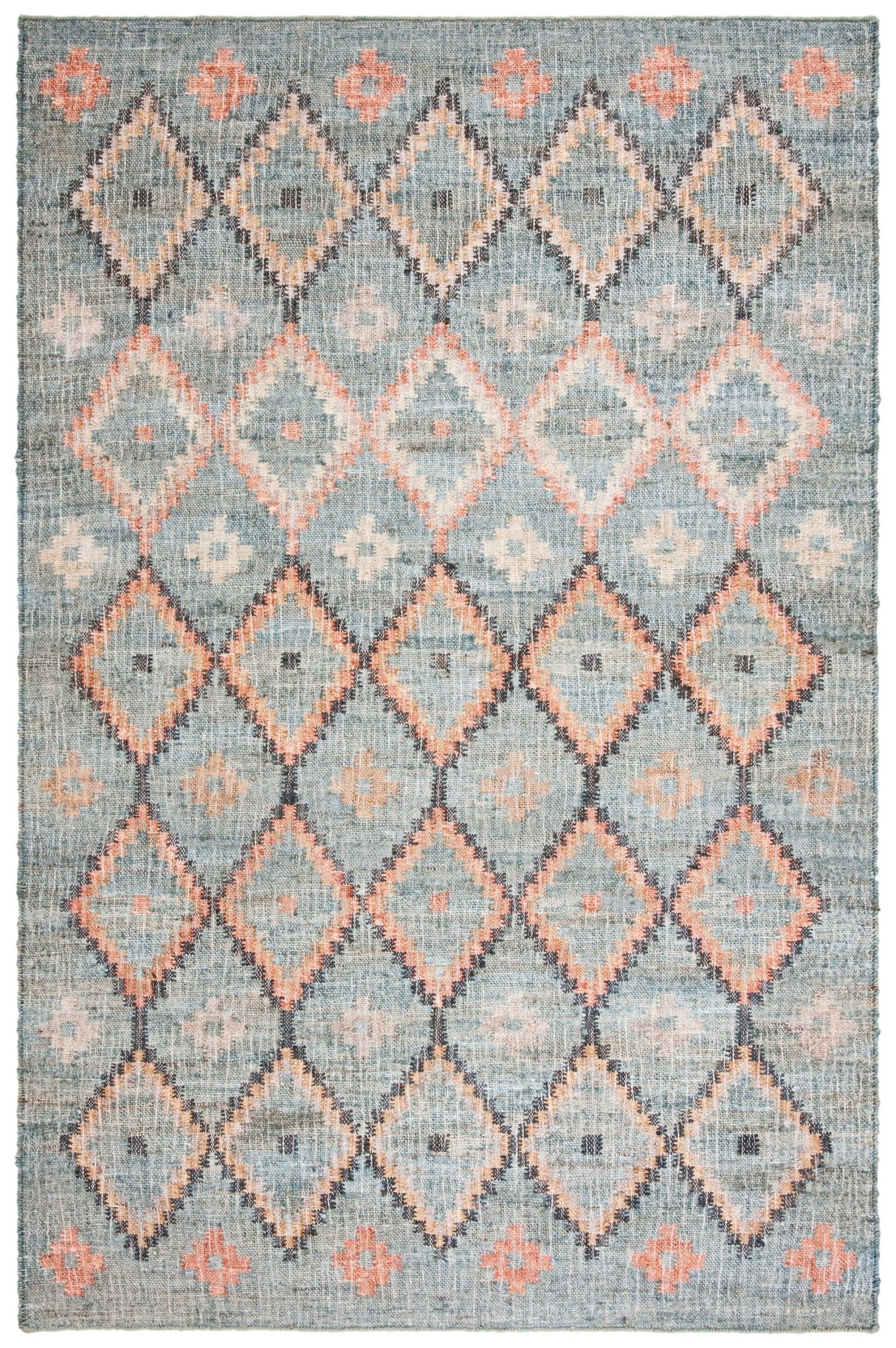 Safavieh Kilim Klm753F Charcoal/Gold Rugs - Safavieh - klm753f - 4