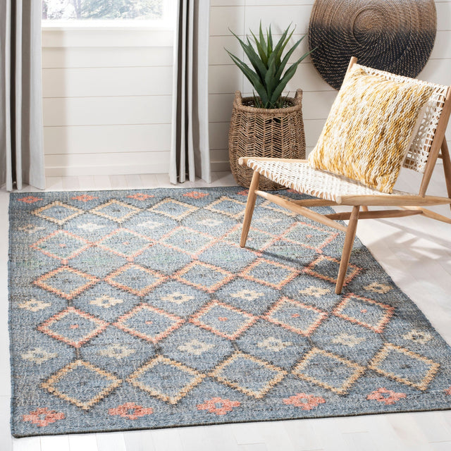 Safavieh Kilim Klm753F Charcoal/Gold Rugs - Safavieh - klm753f - 4