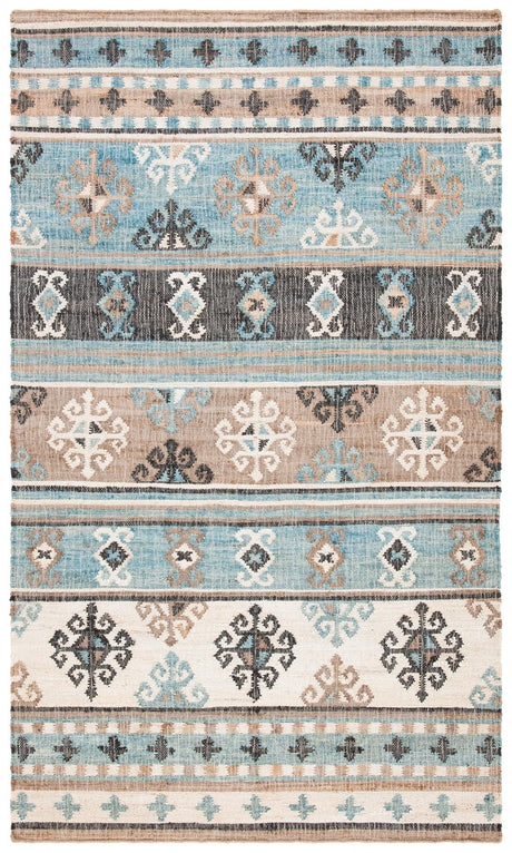 Safavieh Kilim Klm754M Blue/Ivory Rugs - Safavieh - klm754m - 3