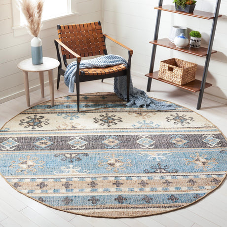 Safavieh Kilim Klm754M Blue/Ivory Rugs - Safavieh - klm754m - 7r