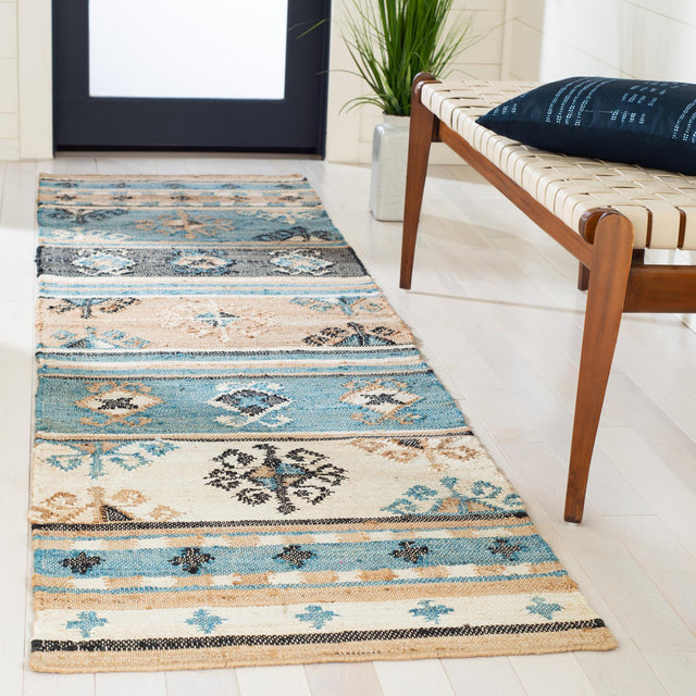 Safavieh Kilim Klm754M Blue/Ivory Rugs - Safavieh - klm754m - 7r