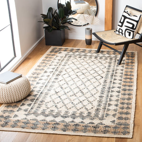 Safavieh Kilim Klm755A Ivory/Grey Rugs - Safavieh - klm755a - 3