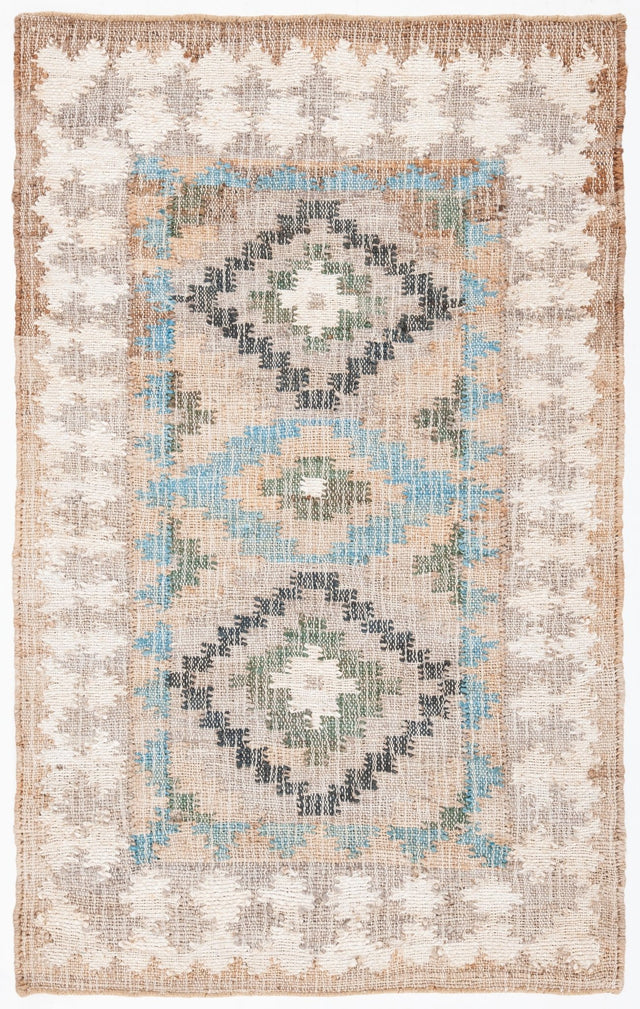 Safavieh Kilim Klm756M Blue/Ivory Rugs - Safavieh - klm756m - 7r