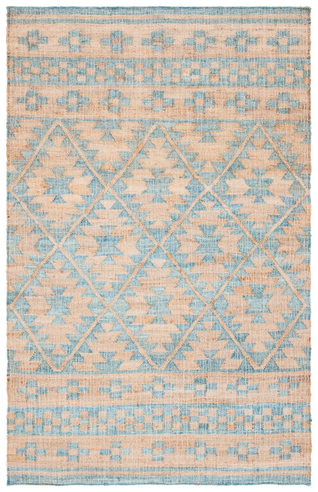 Safavieh Kilim Klm757M Blue/Natural Rugs - Safavieh - klm757m - 3