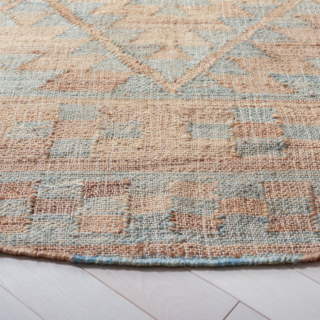 Safavieh Kilim Klm757M Blue/Natural Rugs - Safavieh - klm757m - 7r