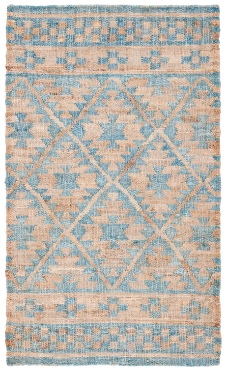 Safavieh Kilim Klm757M Blue/Natural Rugs - Safavieh - klm757m - 7r