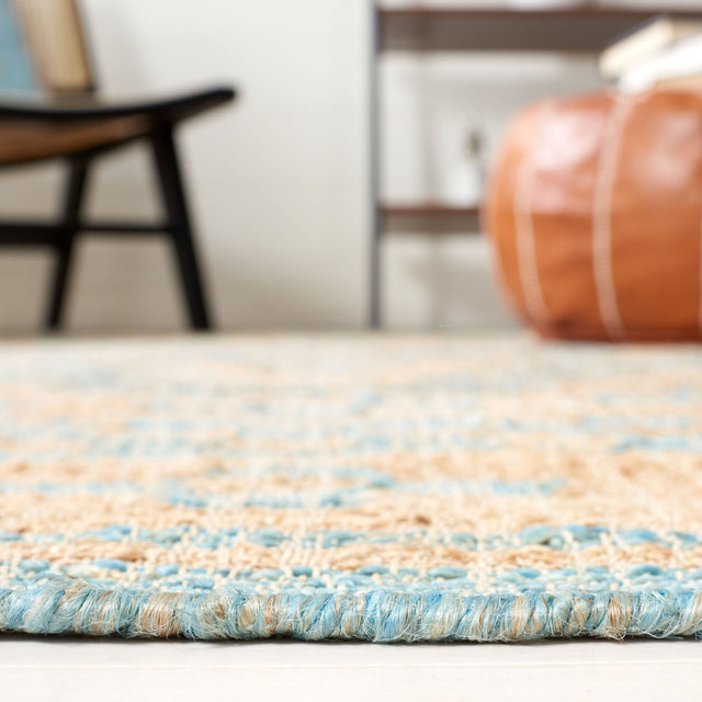 Safavieh Kilim Klm757M Blue/Natural Rugs - Safavieh - klm757m - 7r