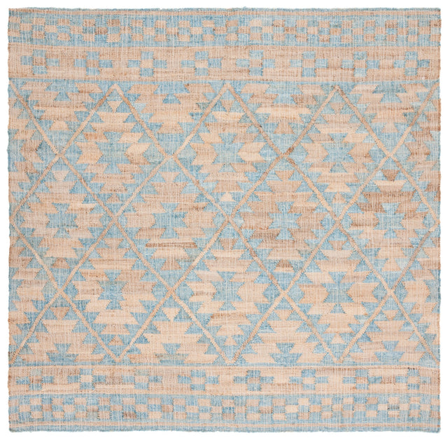 Safavieh Kilim Klm757M Blue/Natural Rugs - Safavieh - klm757m - 7sq