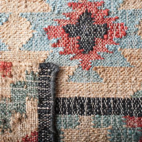 Safavieh Kilim Klm758Q Natural/Red Rugs - Safavieh - klm758q - 7r