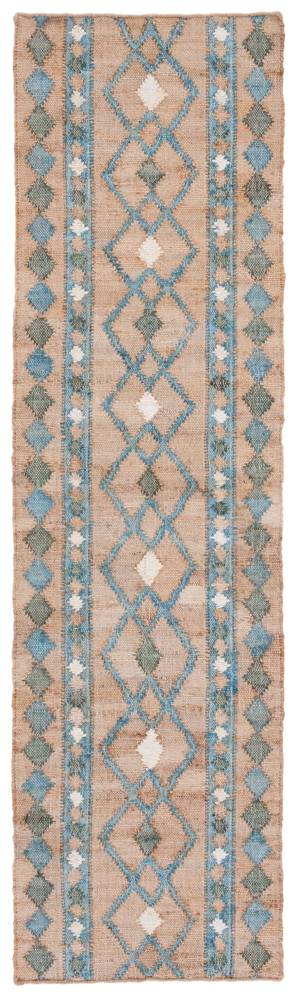 Safavieh Kilim Klm759M Natural/Blue Rugs - Safavieh - klm759m - 29