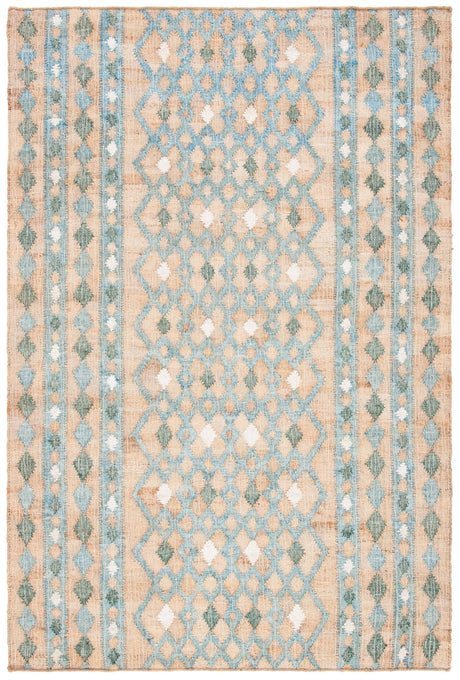 Safavieh Kilim Klm759M Natural/Blue Rugs - Safavieh - klm759m - 3