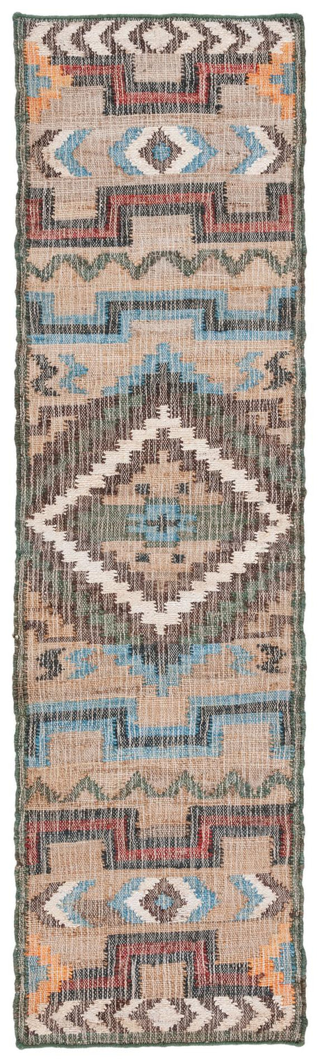 Safavieh Kilim Klm760M Natural/Blue Rugs - Safavieh - klm760m - 29