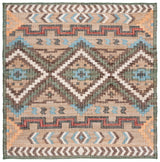 Safavieh Kilim Klm760M Natural/Blue Rugs - Safavieh - klm760m - 7sq
