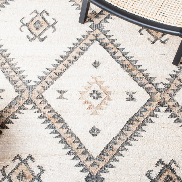 Safavieh Kilim Klm761A Ivory/Black Rugs - Safavieh - klm761a - 7r