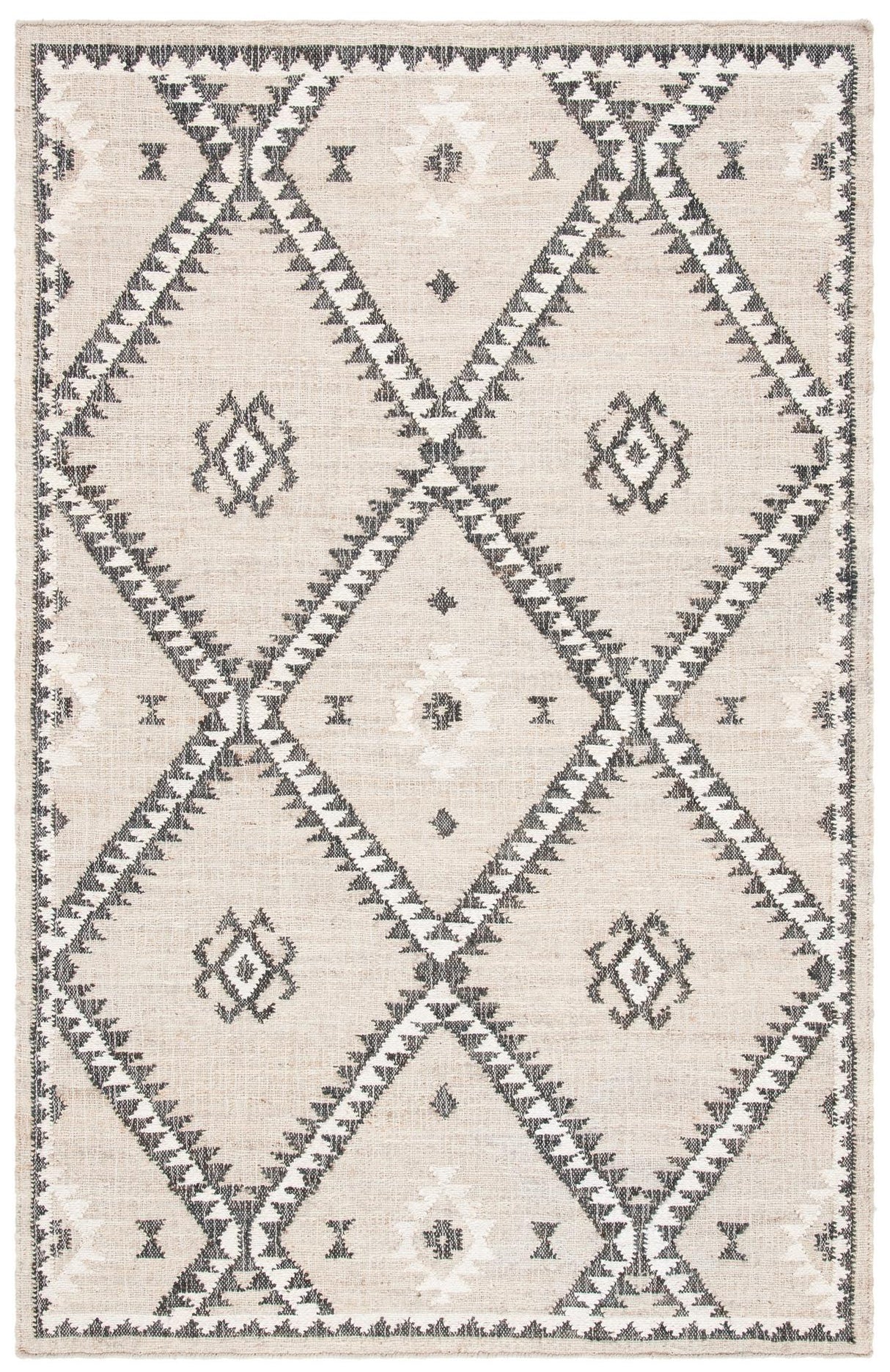 Safavieh Kilim Klm761F Grey/Black Rugs - Safavieh - klm761f - 3