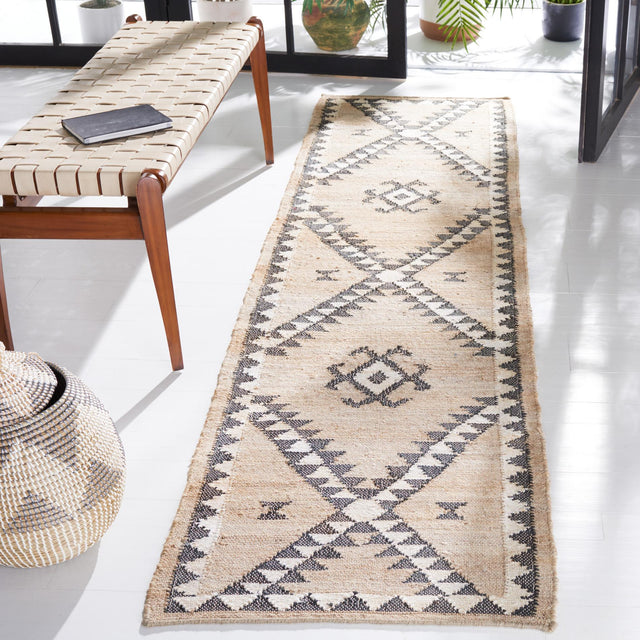 Safavieh Kilim Klm761F Grey/Black Rugs - Safavieh - klm761f - 7r